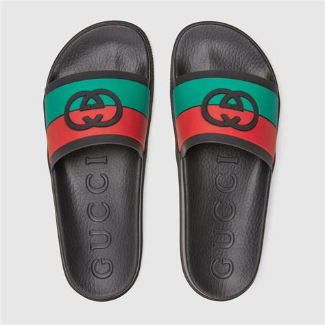 gucci sliders mens|discount gucci slides for men.